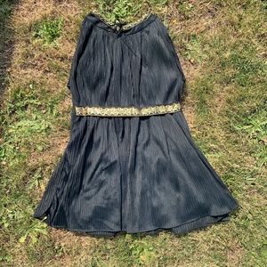 Vintage 60s/70s black/gold nighty M